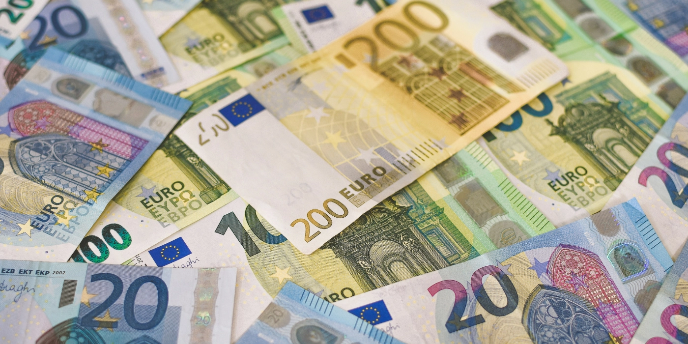 Viele Euro-Geldscheine